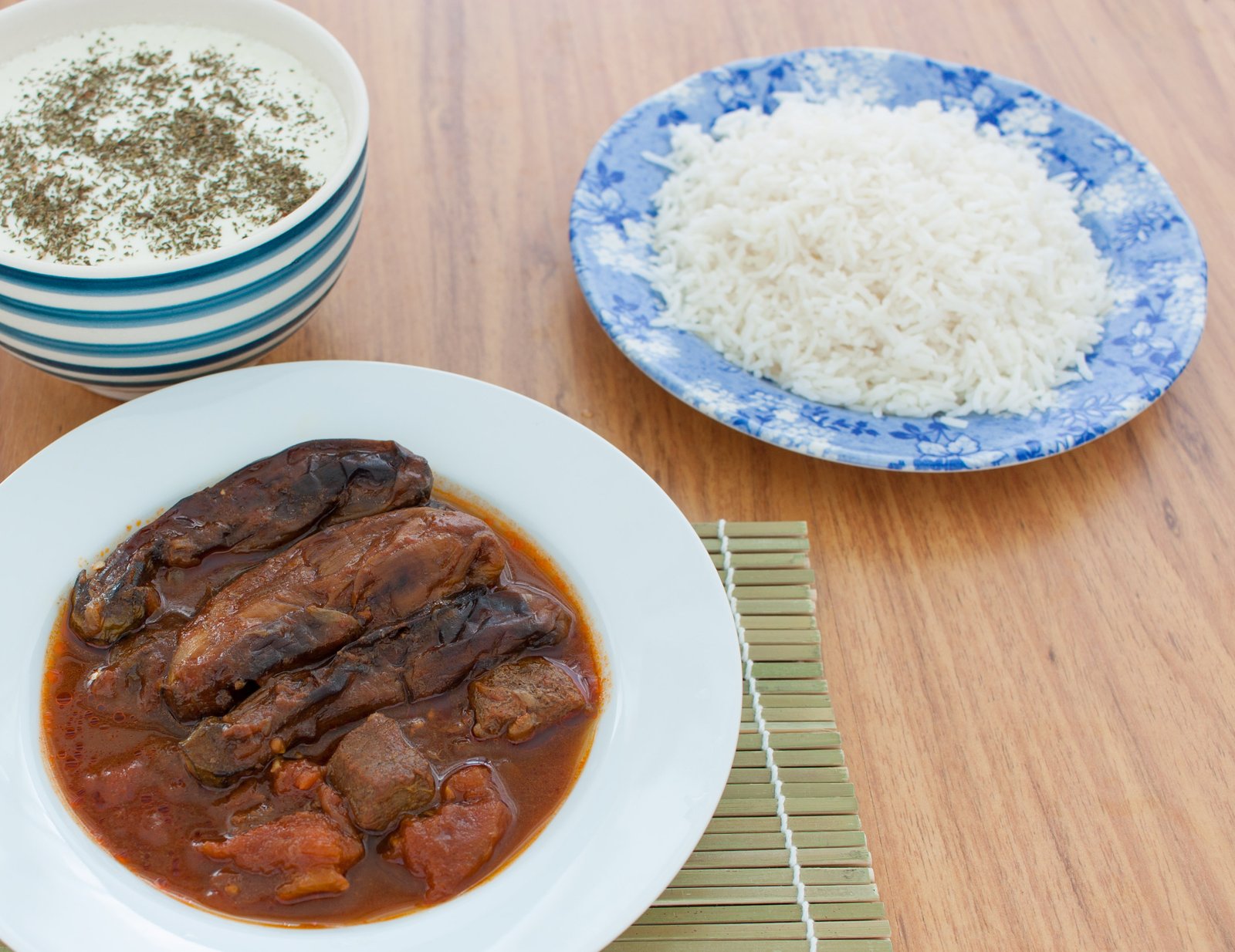 قیمه بادمجان خانگی